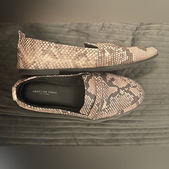 American eagle snakeskin loafers size 8 - Picture 4 of 4